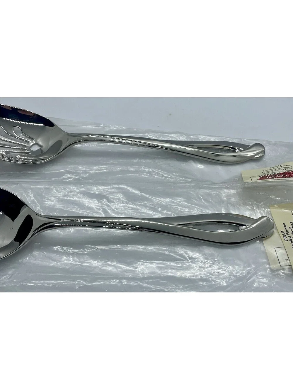 Lenox DEBUT 18/8 Stainless Japan Kirk Stieff Collection Tablespoon 2pc Lot~8 5/8